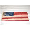Image 2 : LOT (2) AMERICAN FLAGS - (1) 40-STAR MACHINE