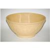 Image 2 : 13 3/4" JEFFORD'S EMBOSSED YELLOW WARE BOWL -