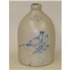 Image 1 : 2 GAL. DECORATED STONEWARE JUG - 14" SATTERLEE &
