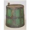 Image 2 : 19TH CENT. PAINTED KEROSENE OIL FIRKIN