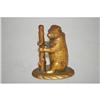 Image 1 : 19TH CENT. FIGURAL BEAR TOOTHPICK HOLDER - 3"