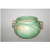 Image 1 : 3" PINE CONE ROSEVILLE POTTERY BOWL - GREEN R
