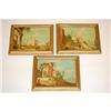 Image 1 : (3) ITALIAN OIL PAINTINGS ON BOARD - (3) SIMI
