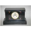 Image 1 : FRENCH VICTORIAN SLATE MANTLE CLOCK W/ 8-DAY