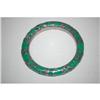 Image 1 : LADIES STERLING OVERLAY BANGLE BRACELET - MEDI