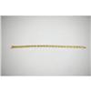 Image 1 : 7 1/4" 14K YELLOW GOLD DIAMOND FILIGREE BRACE