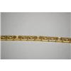 Image 2 : 7 1/4" 14K YELLOW GOLD DIAMOND FILIGREE BRACE