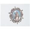 Image 1 : LADIES 14K YELLOW GOLD PORTRAIT PIN - PORTRAI
