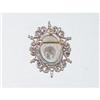 Image 2 : LADIES 14K YELLOW GOLD PORTRAIT PIN - PORTRAI