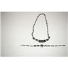 Image 1 : LADIES STERLING SILVER FACETED & HEMATITE BRA