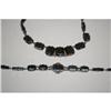 Image 2 : LADIES STERLING SILVER FACETED & HEMATITE BRA