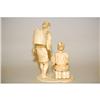 Image 2 : 19TH CENT. JAPANESE IVORY CARVING - FIGURE GR