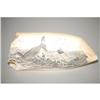 Image 2 : S. RICHARD SCRIMSHAW WHALE'S TOOTH - 5" SCRIM