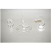 Image 2 : (3) LALIQUE GLASS FROSTED FIGURES: (1) 3 1/4"