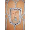 Image 2 : SET (5) GOTHIC LEADED GLASS WINDOWS - EARLY 2