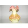 Image 1 : DECORATED FENTON BURMESE ART GLASS VASE W/ RU