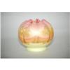 Image 1 : DECORATED FENTON BURMESE ART GLASS ROSE BOWL