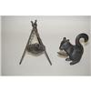Image 1 : (2) CAST IRON NOVELTIES - (1) 4 1/2" UNMARKED