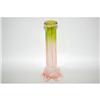 Image 1 : 11" VICTORIAN ART GLASS VASE - BLOWN GLASS PI