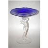 Image 1 : CAMBRIDGE GLASS NUDE COMPOTE - 8" CAMBRIDGE G