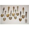 Image 1 : (10) STERLING SOUVENIR FLATWARE ITEMS - (9) S