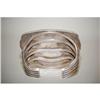 Image 2 : VERY LARGE STERLING & TURQUOISE CUFF STYLE BR