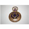 Image 2 : 3" COBALT GLASS POCKET WATCH WHIMSEY