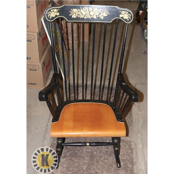 Two Tone Rocker VINTAGE TWO TONE ROCKING CHAIR