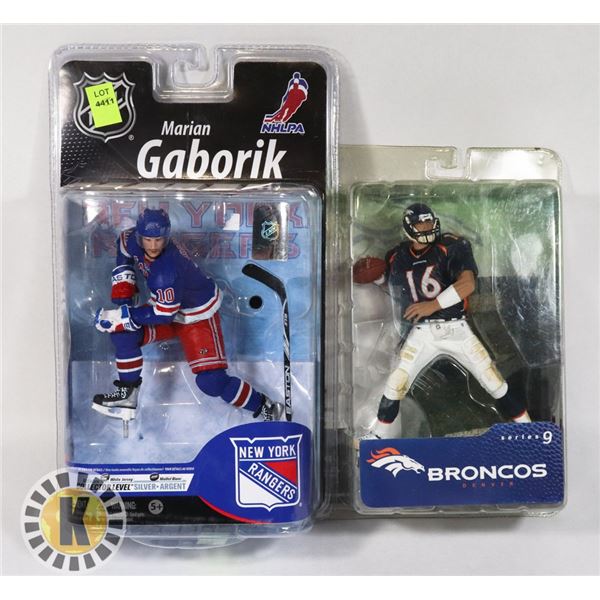 TWO SEALED MCFARLANE FIGURES, MARIAN GABORIK