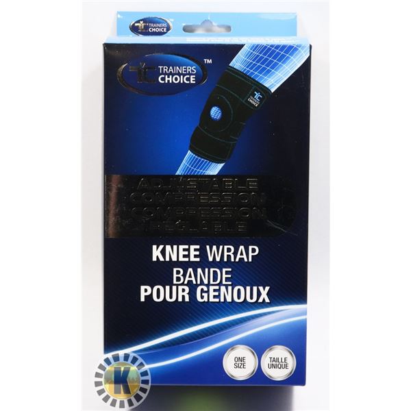 NEW TRAINERS CHOICE KNEE WRAP (ONE SIZE)