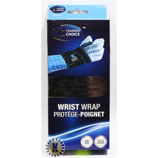 NEW TRAINERS CHOICE WRIST WRAP (ONE SIZE)