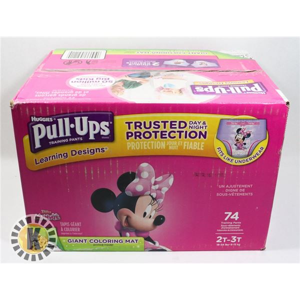 CASE OF HUGGIES PULL UPS SIZE 2T-3T