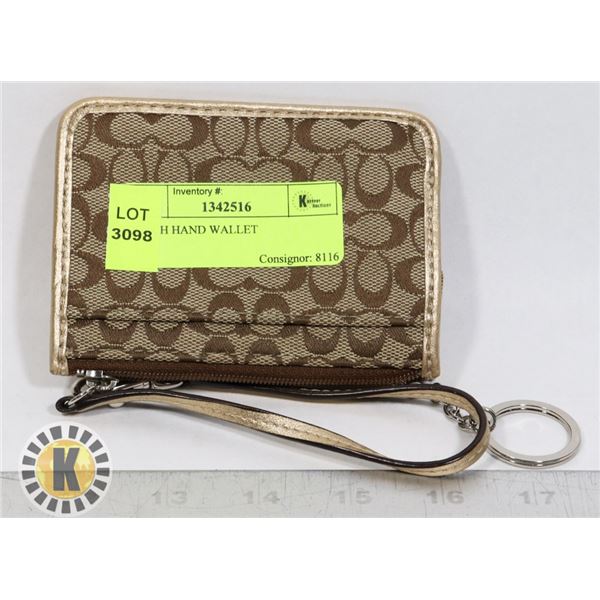 COACH (UNAUTHENTICATED) HAND WALLET