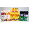 Image 1 : BAG OF ASSORTED COLD MEDICATIONS INCLUDES ROBITUSSN