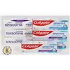 Image 1 : BAG OF COLGATE  AND SENSODYNE TOOTHPASTE