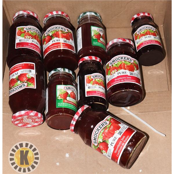 BOX OF ASSORTED JAM