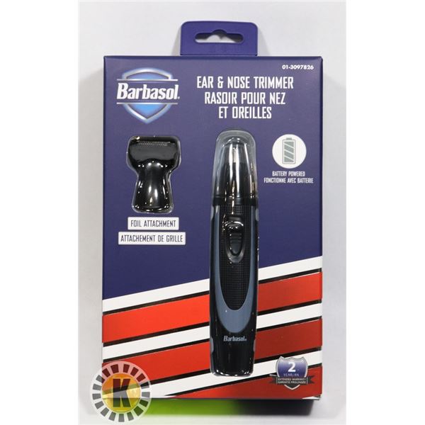 NEW BARBASOL EAR AND NOSE HAIR TRIMMER