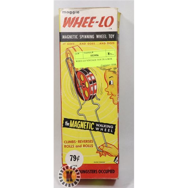 WHEE-LO VINTAGE TOY IN A BOX