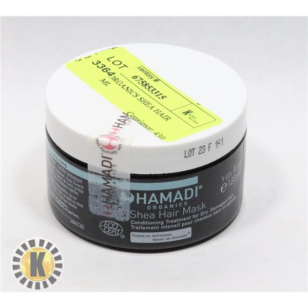 HAMADI ORGANICS SHEA HAIR MASK 120ML