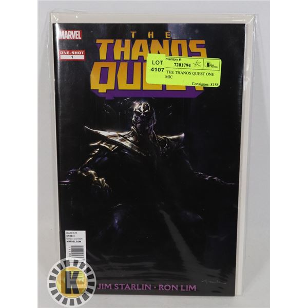 MARVEL THE THANOS QUEST ONE SHOT COMIC