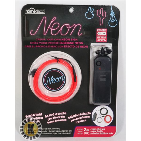 NEW CREATE YOUR OWN NEON SIGN KIT