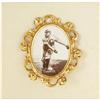 Image 1 : 1915 PM1 Ornate Frame Pins Joe Tinker. One-thir