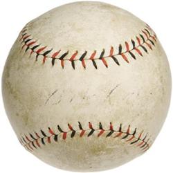 Circa 1918 Babe Ruth Single Signed Baseball