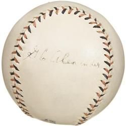 Circa 1920 Grover Cleveland Alexander Signed Bas