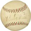 Image 1 : Late 1920's Babe Ruth & Lou Gehrig Signed Baseba
