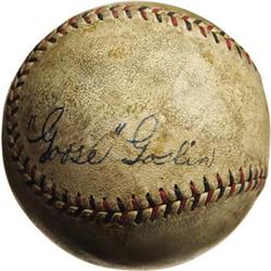 Circa 1930 Goose Goslin Signed Baseball