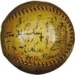 1934 Babe Ruth, Tris Speaker and More Signed Bas