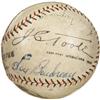 Image 4 : Babe Ruth, Lou Gehrig & Joe DiMaggio Signed Base