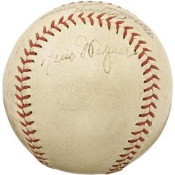 Circa 1938 Chuck Klein & Honus Wagner Signed Bas