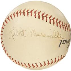 Late 1930's Rabbit Maranville Signed Baseball.